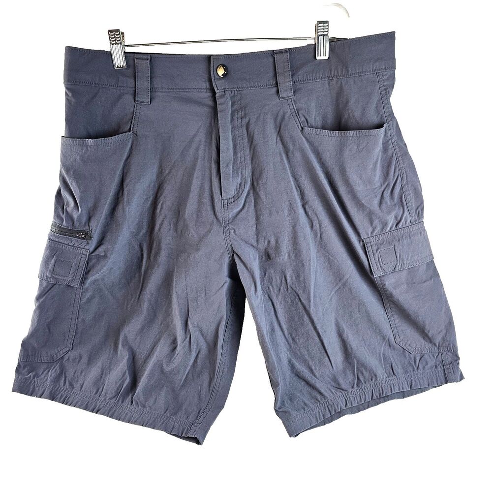 Orvis Shorts Mens 36 Gray Tech Cargo Stretch Hiking Outdoors Performance Gorp